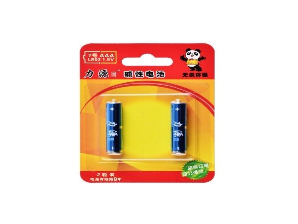 5號(hào)7號(hào)卡裝堿性柱式電池